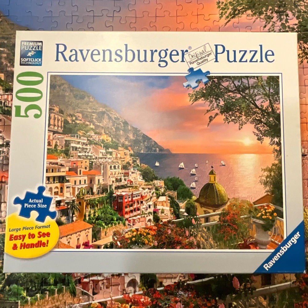 Ravensburger "Positano" 500 Piece Large Format‎ Puzzle – Complete, Great Quality